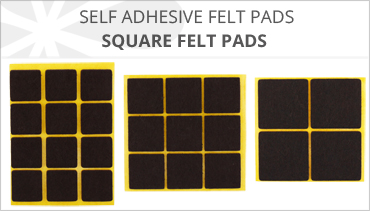 SQUARE SELF ADHESIVE FELT PADS